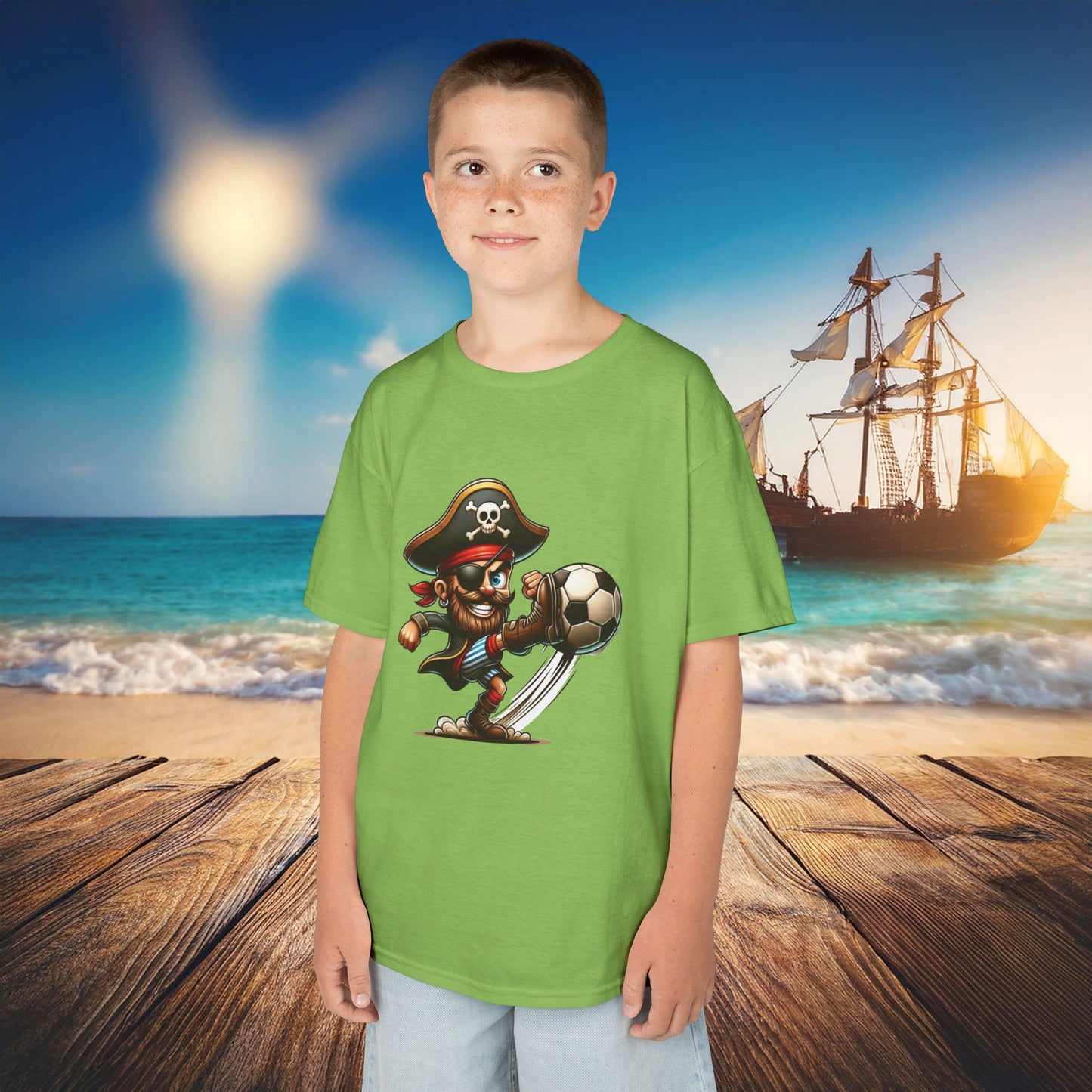 St Pauli Pirate Soccer Kids Tee