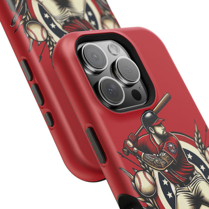 Washington Baseball At Bat Impact-Resistant Cases