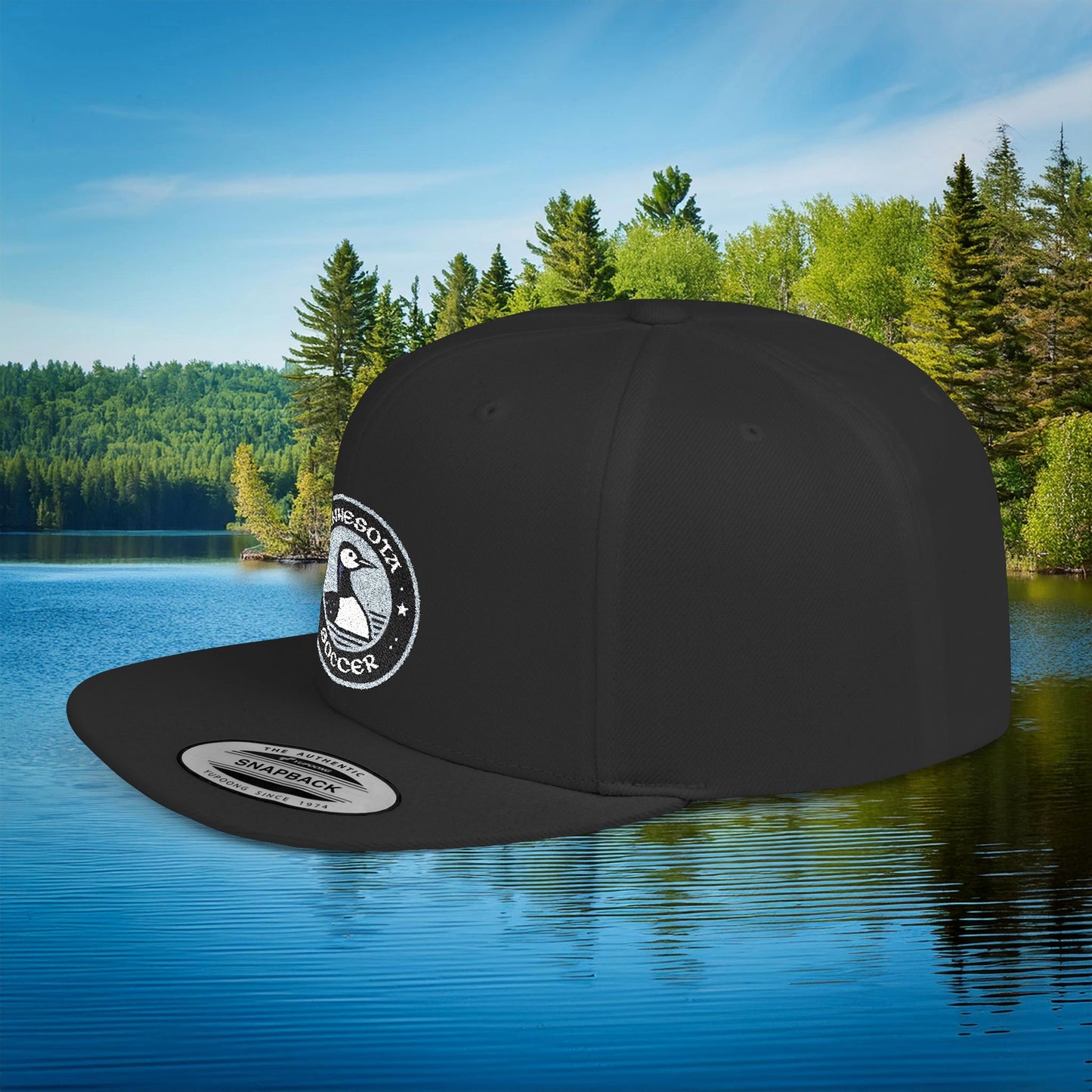 Minnesota United Crest Flat Bill Snapback