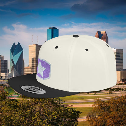 Dallas D Flat Bill Snapback with Star