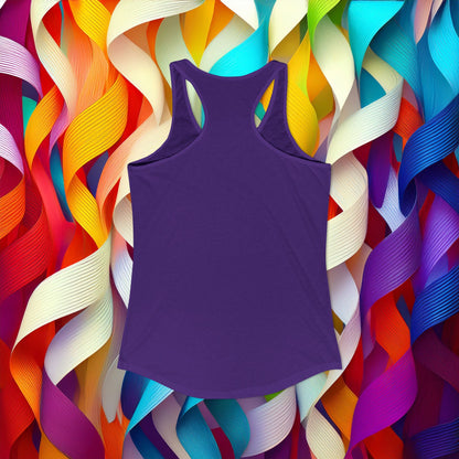 Rainbow Heart Women's Racerback Tank