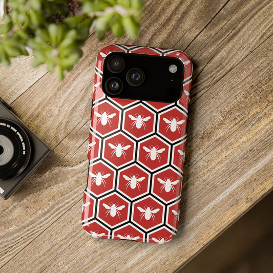 Honeycomb Bee Impact-Resistant Phone Case