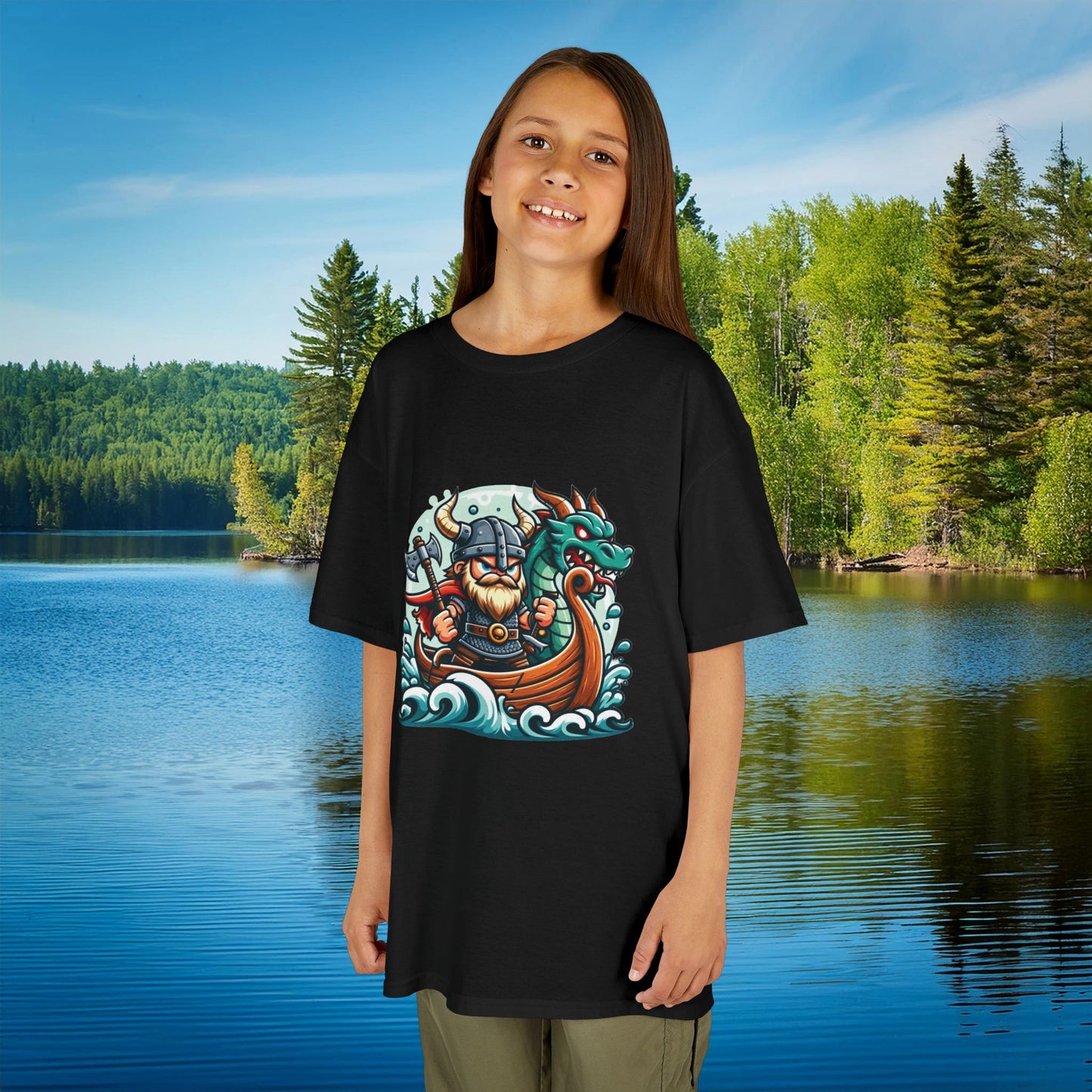 Viking and Dragon Kids Tee