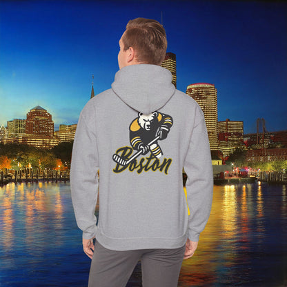 Boston Hockey Bear Hoodie