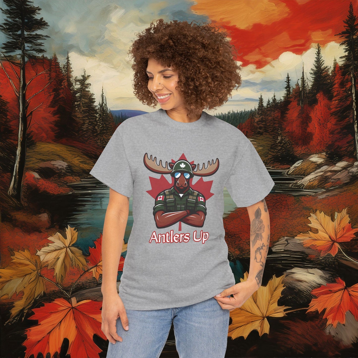 Canadian Moose "Antlers Up" Tee