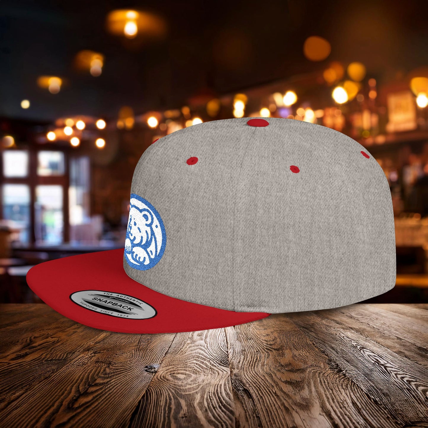 Bear Cub Flat Bill Snapback