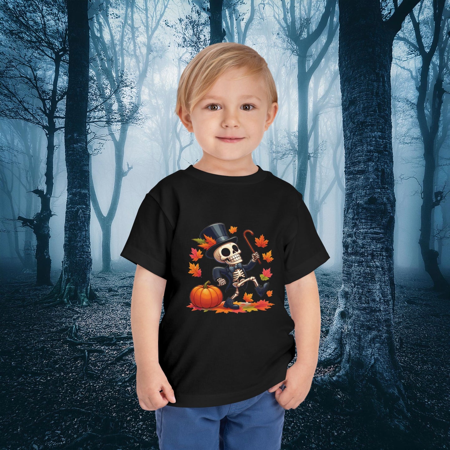 Snazzy Skeleton Toddler Tee