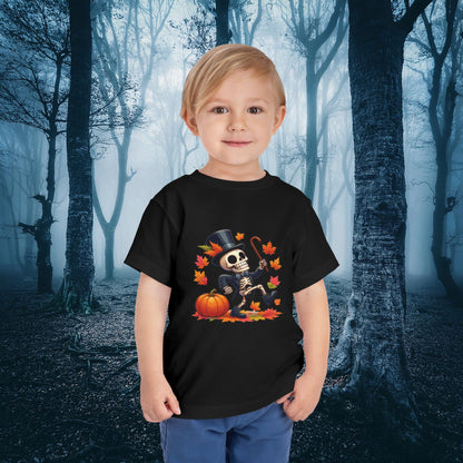 Snazzy Skeleton Toddler Tee