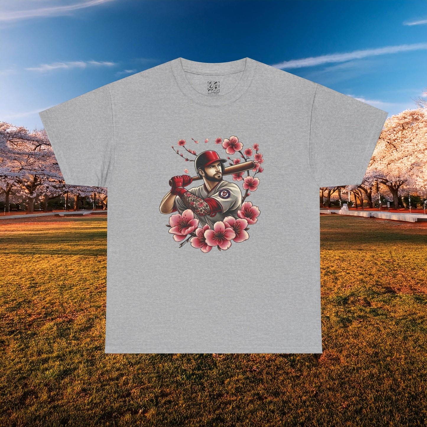 Washington Baseball Cherry Blossom Tee