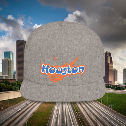 Houston Asteroid Flat Bill Snapback