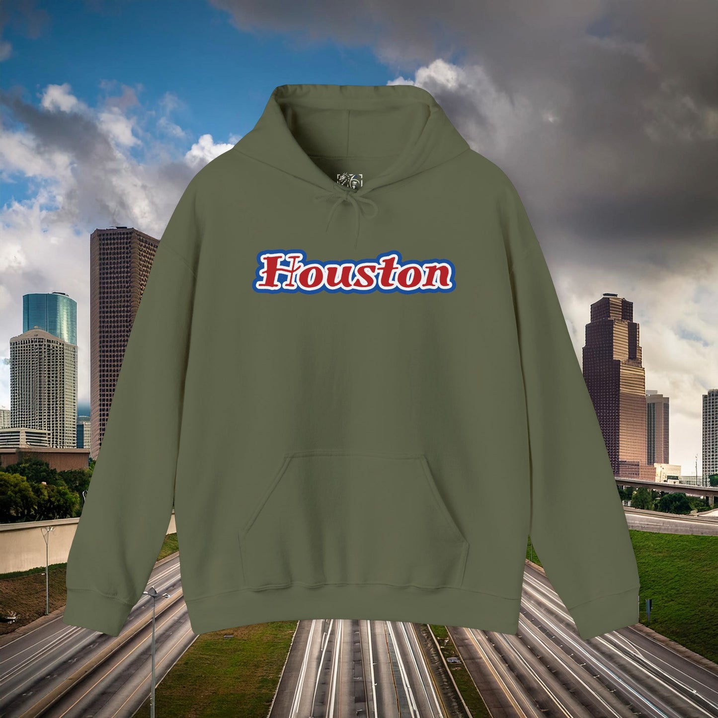 Houston Skull Hoodie