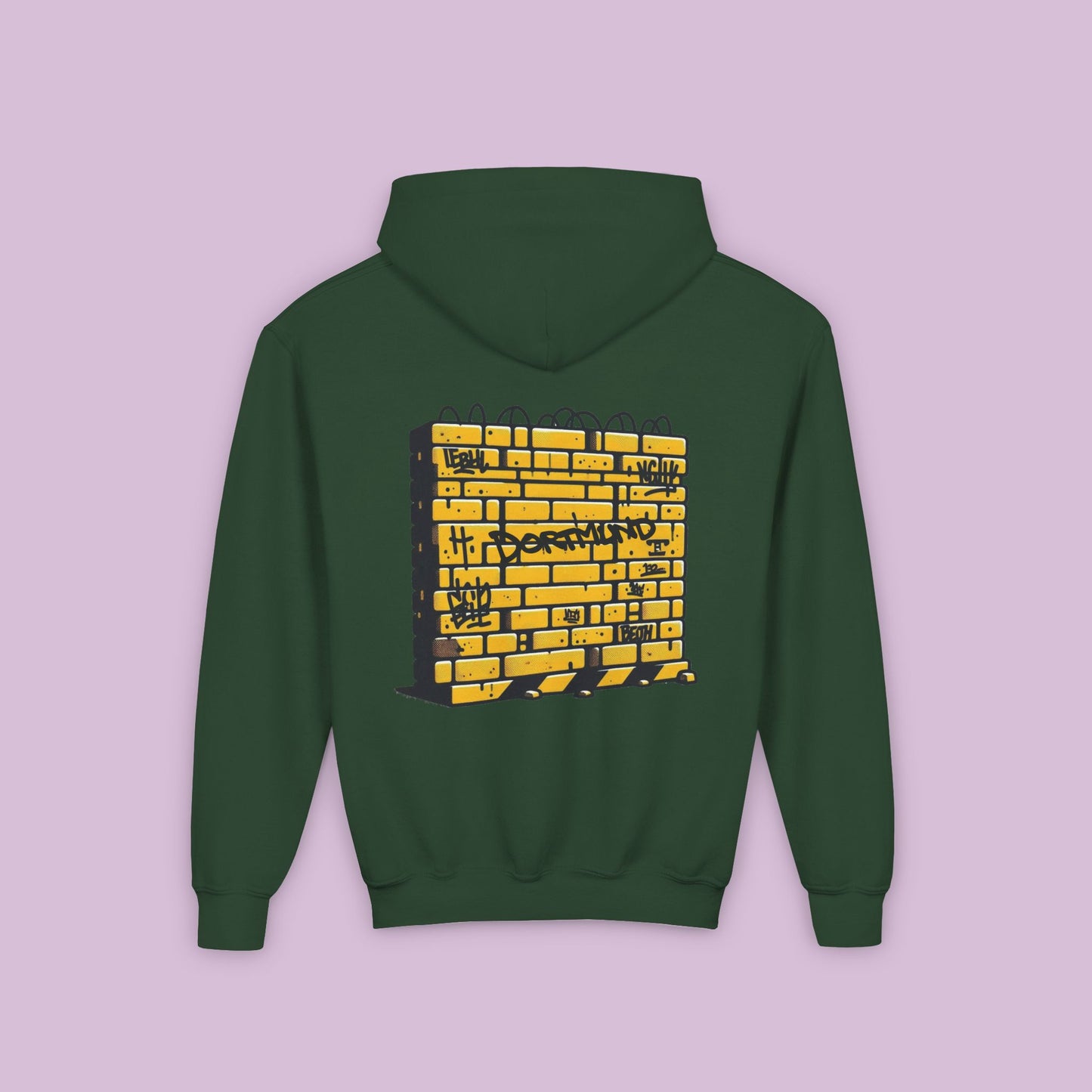 Dortmund Honeycomb Graffiti Youth Hoodie