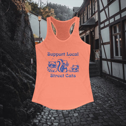 Support Local Street Cats Racerback Tank