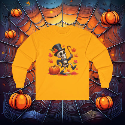 Snazzy Skeleton Long Sleeve Tee