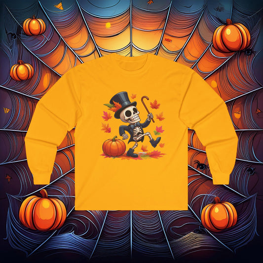 Snazzy Skeleton Long Sleeve Tee