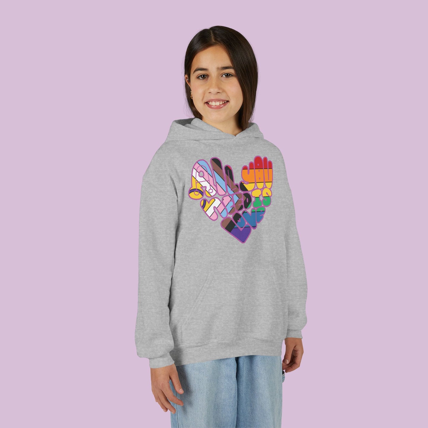 All You Need Is Love Youth Hoodie