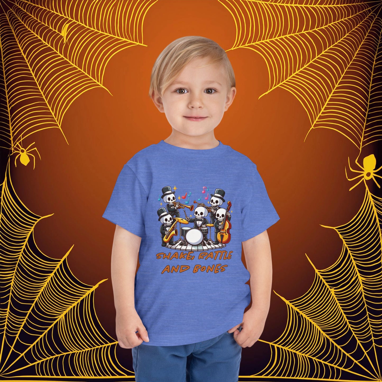 Skeleton Shake, Rattle and Bones Toddler Tee