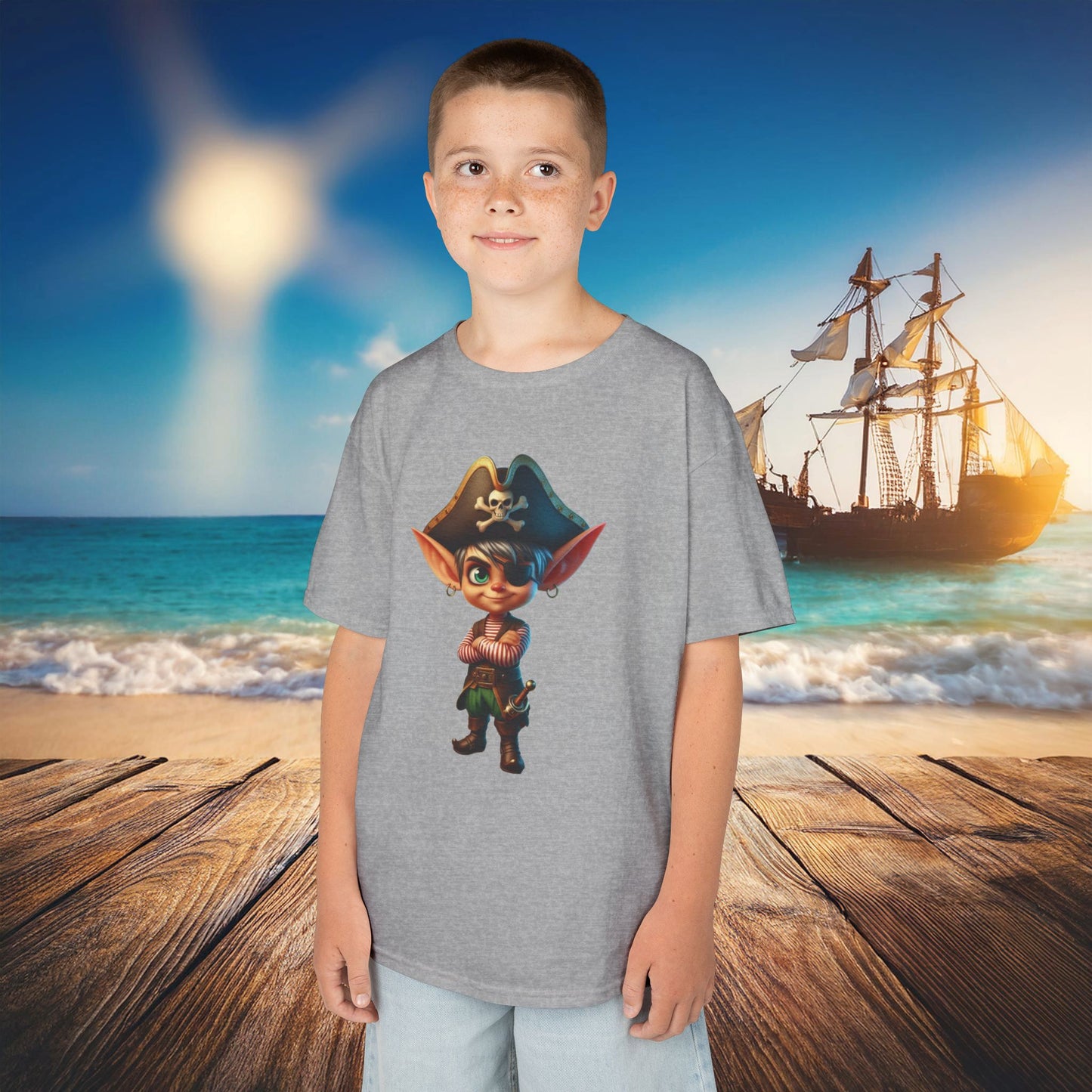 Elf Pirate Kids Tee