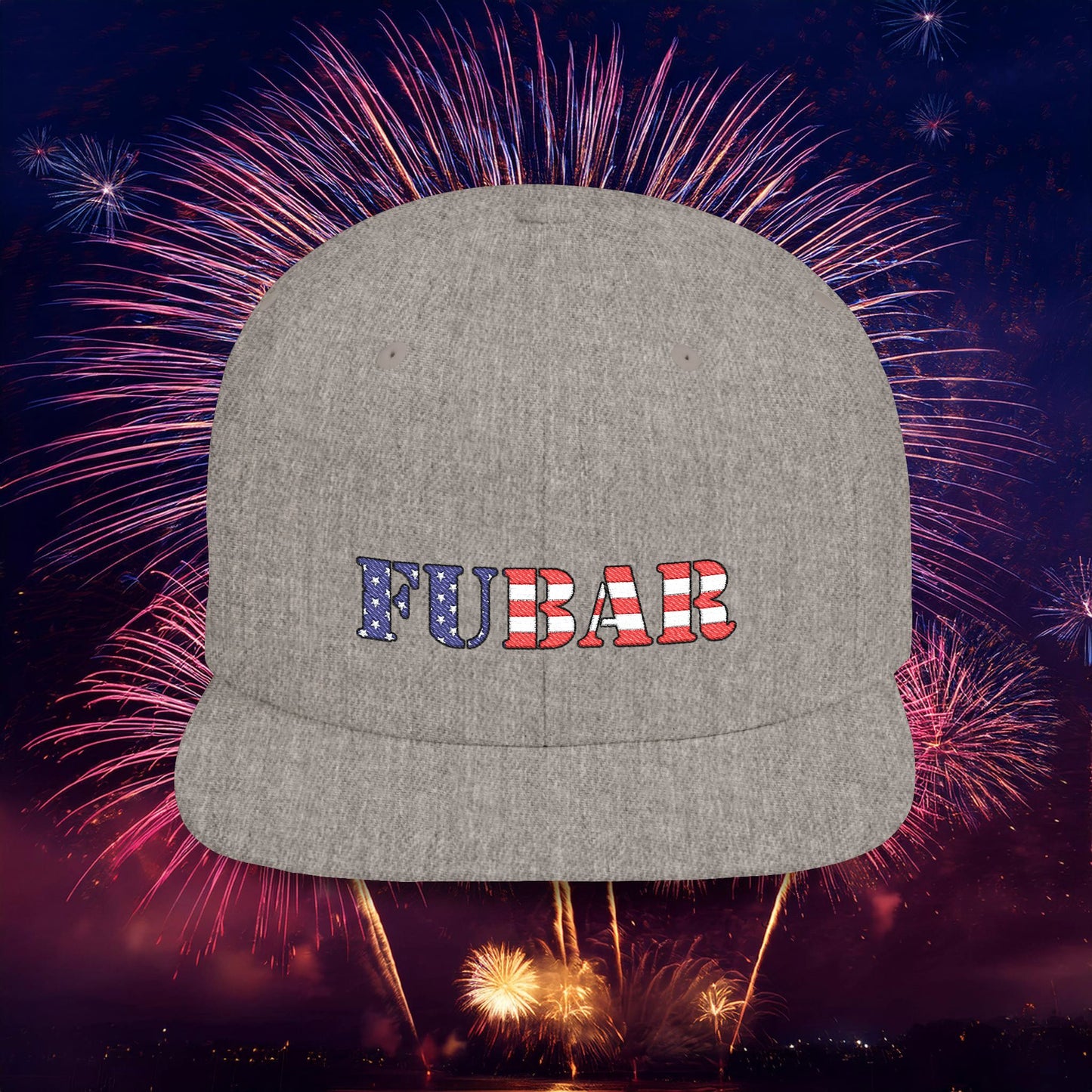 USA FUBAR Flat Bill Snapback