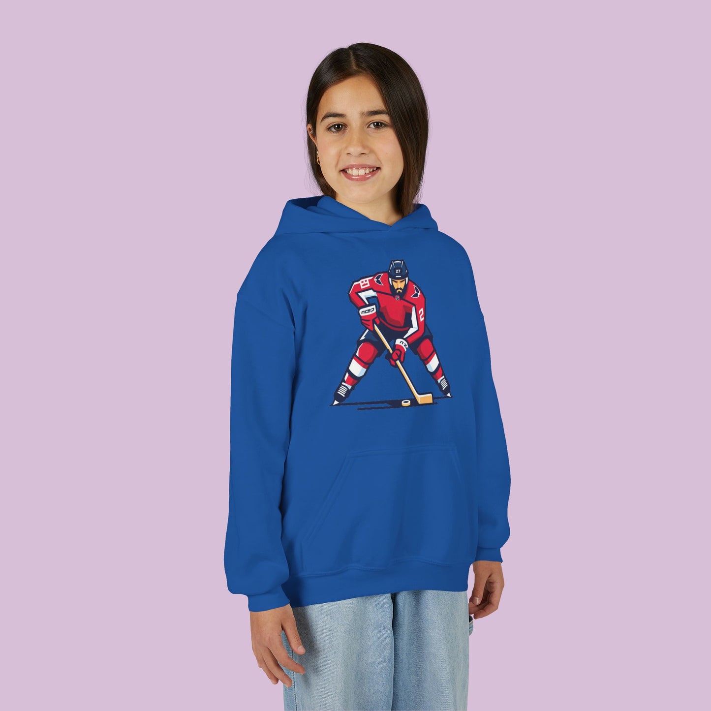 Washington Hockey Player Youth Hoodie