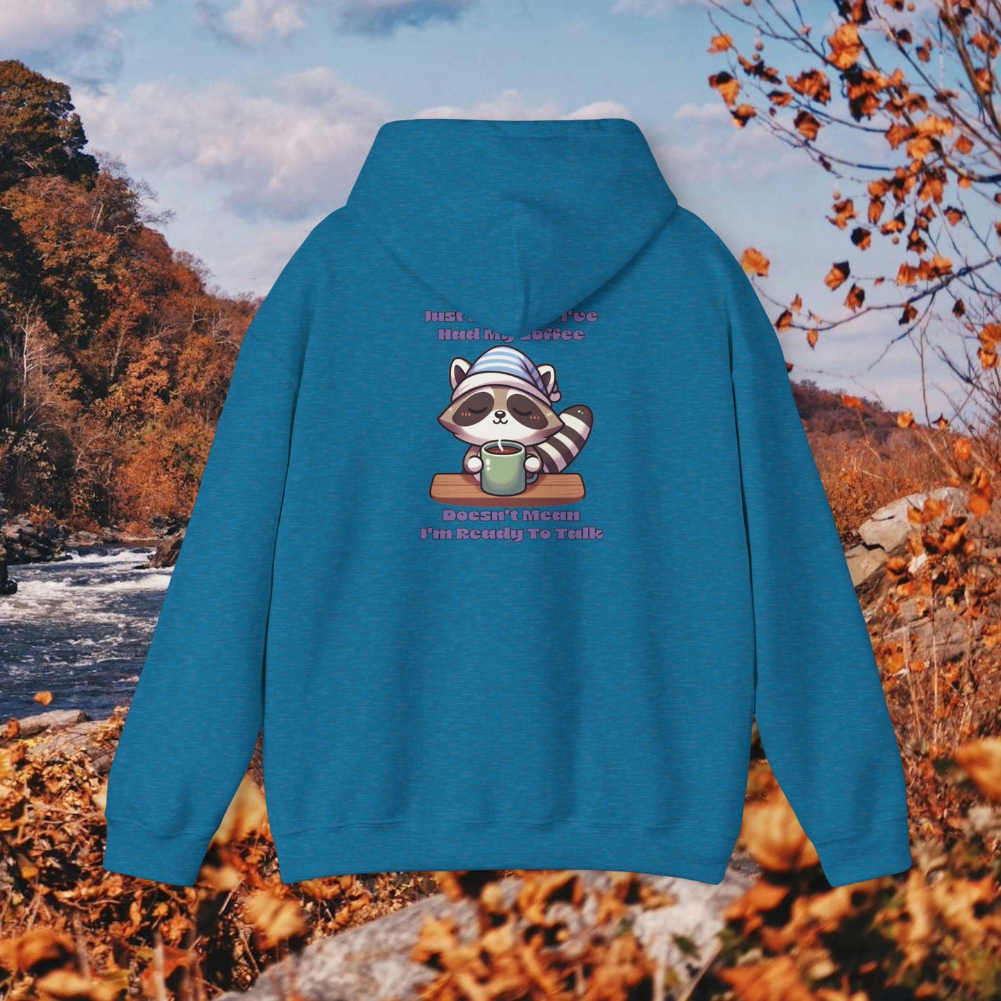 Raccoon Coffee Hoodie