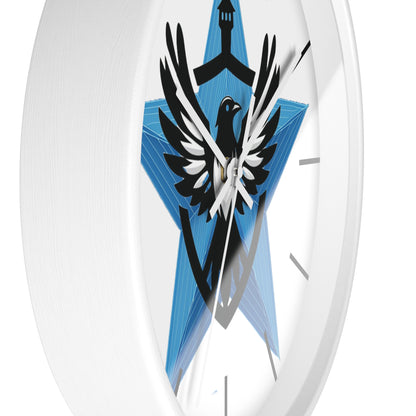 Blue Star Mags Wall Clock