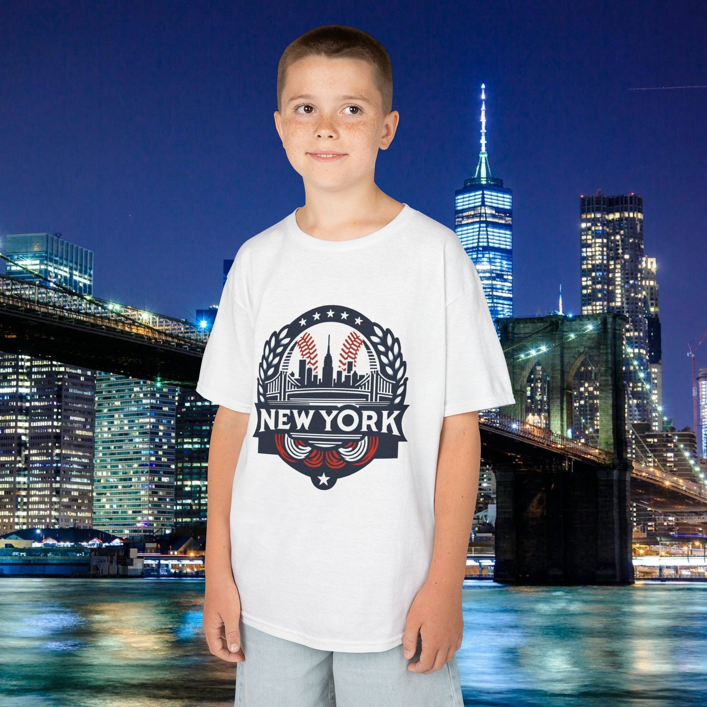 New York Bronx Baseball Kids Tee