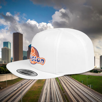 Houston Astronaut Flat Bill Snapback
