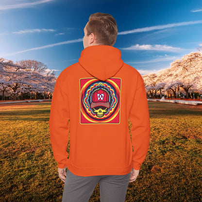 Psychedelic Funky W Skull Hoodie