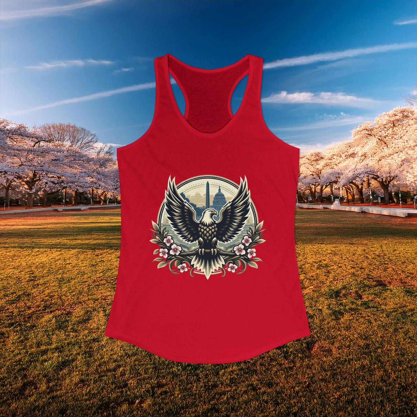 DC Cherry Blossom Racerback Tank
