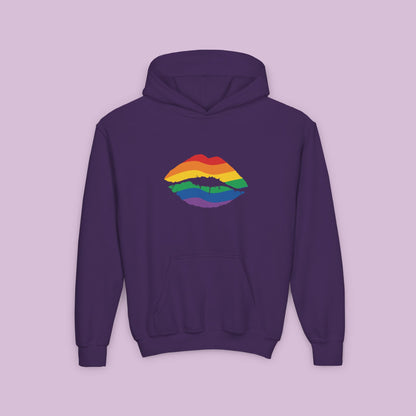 Rainbow Kiss Youth Hoodie