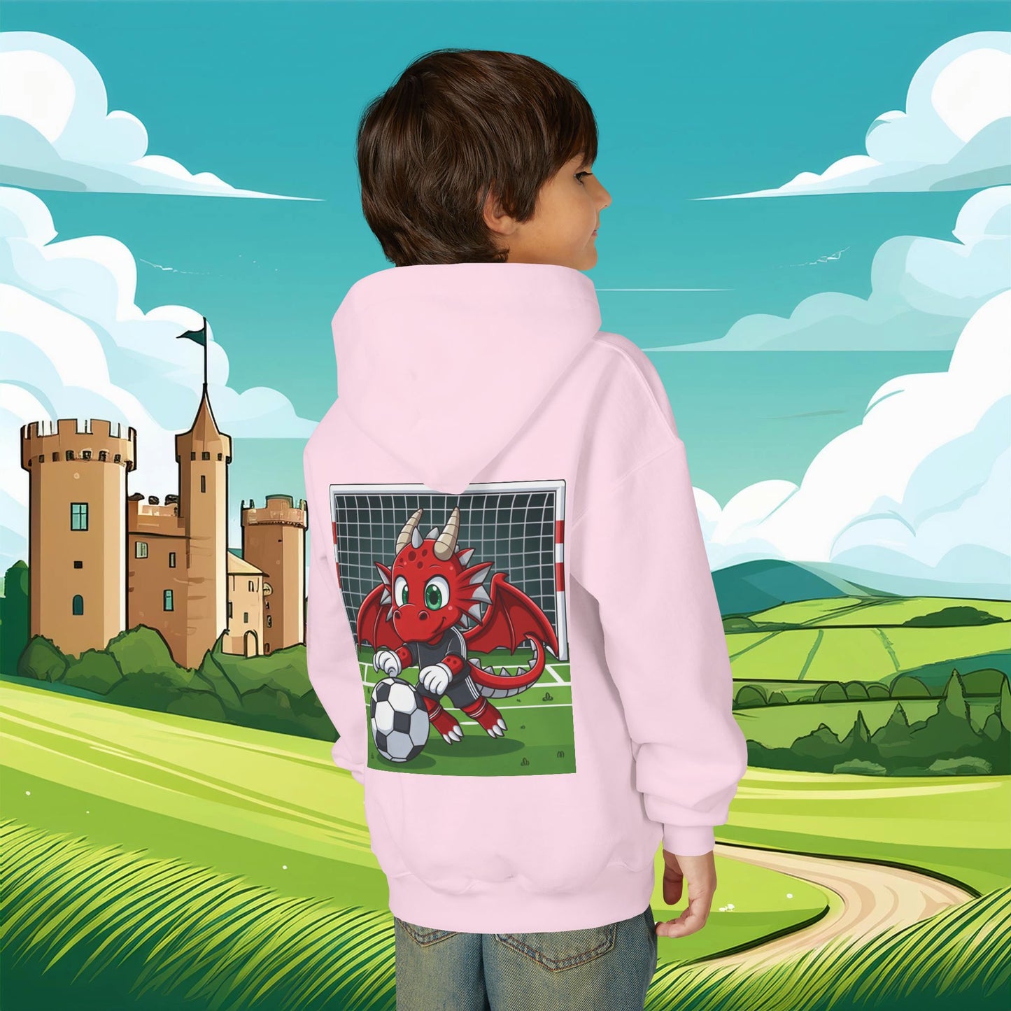 Wrexham Red Dragon Keeper Youth Hoodie