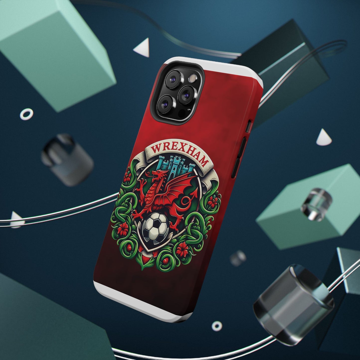 Wrexham Crest Impact-Resistant Cases