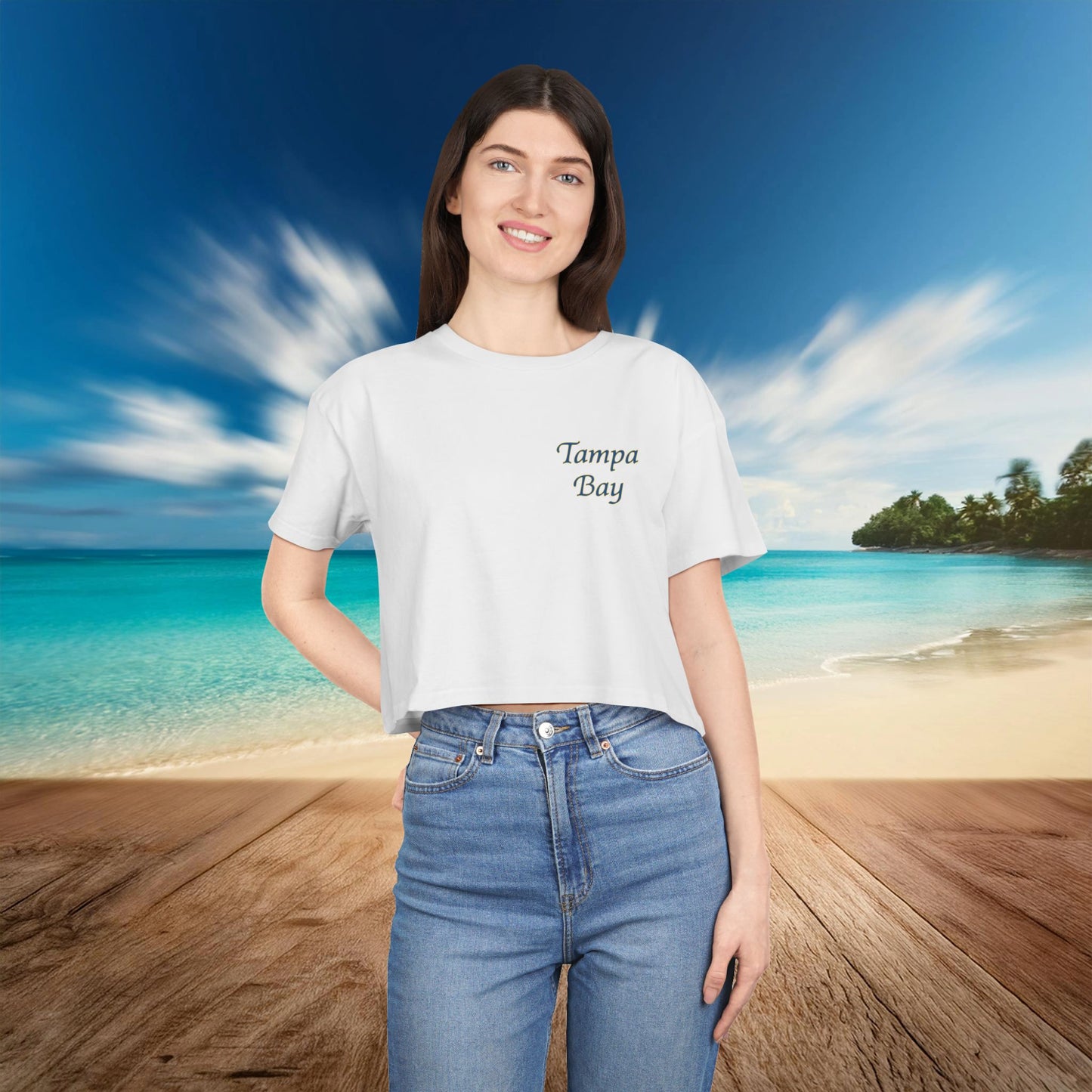 Manta Ray Women's Crop Tee