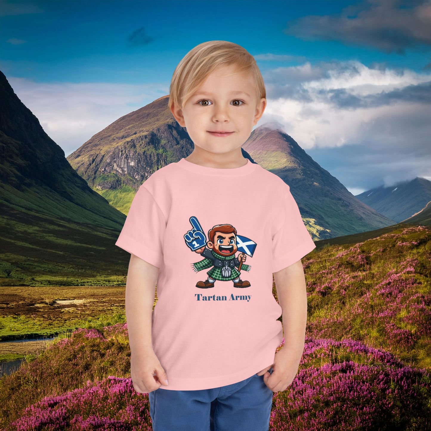 Scotland Tartan Army Toddler Tee