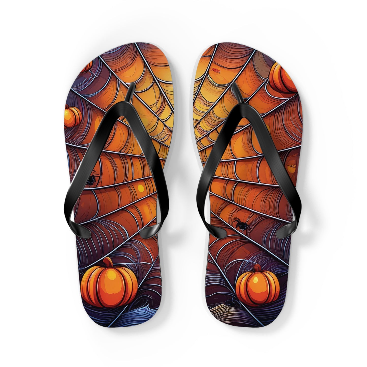 Spider Web Flip Flops