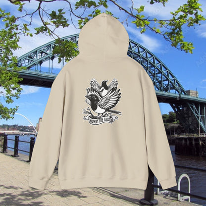 Newcastle United Howay The Lasses B&W (Twin Mags) Hoodie