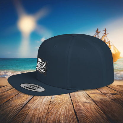 Jolly Roger Flat Bill Snapback