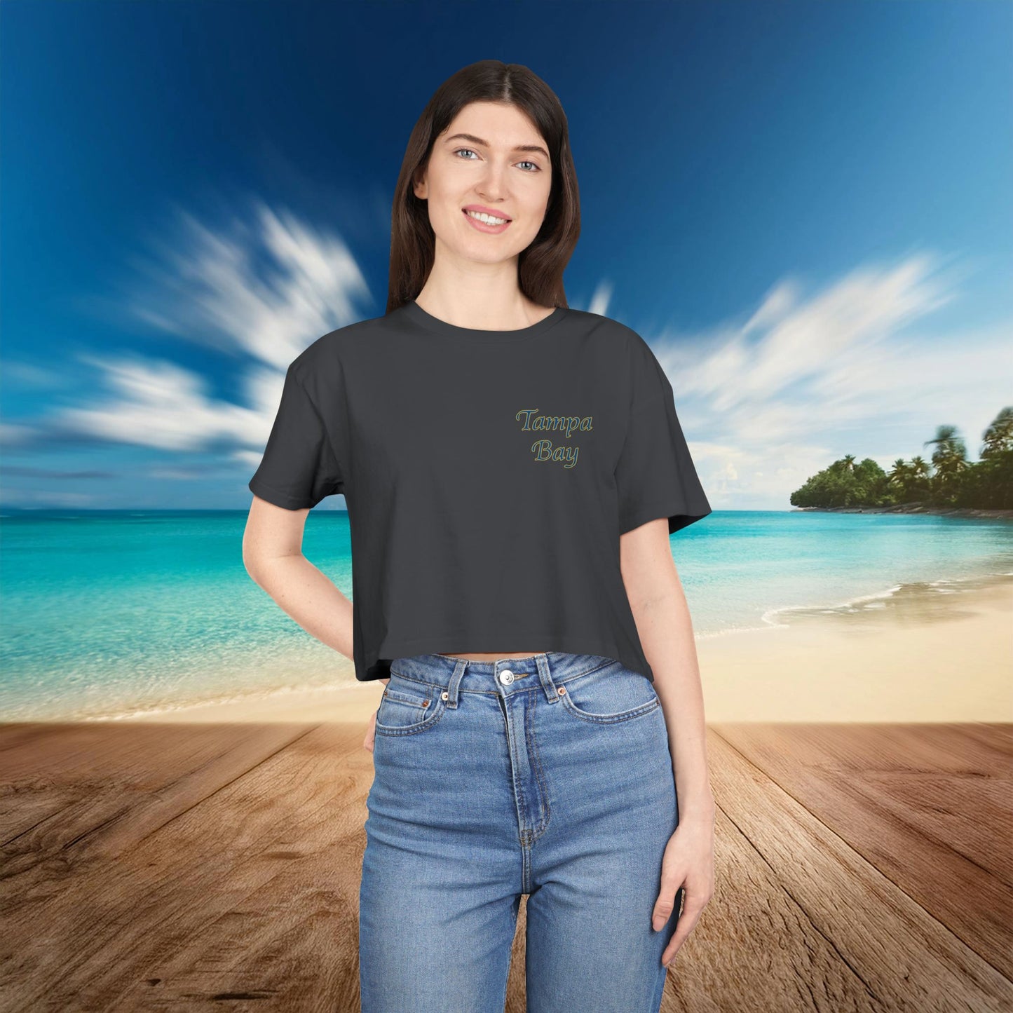 Manta Ray Women's Crop Tee