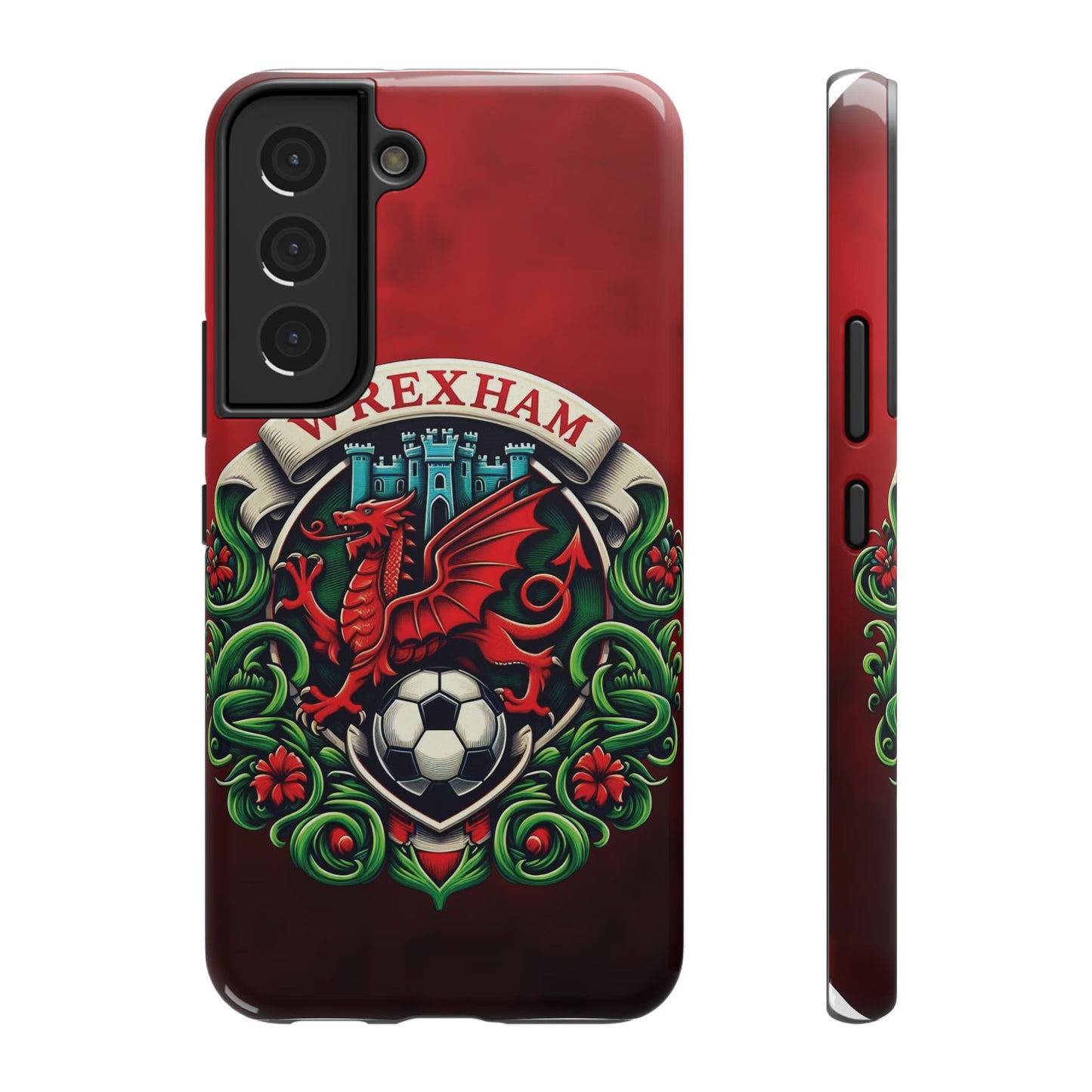 Wrexham Crest Impact-Resistant Cases