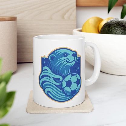 Sea Otter Soccer Logo Mug (11oz/15oz)