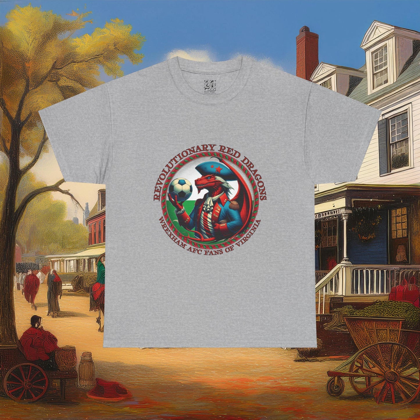 Revolutionary Red Dragons Crest Tee - Alternate