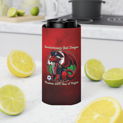 Revolutionary Red Dragons Logo Can Cooler - Red Smoke