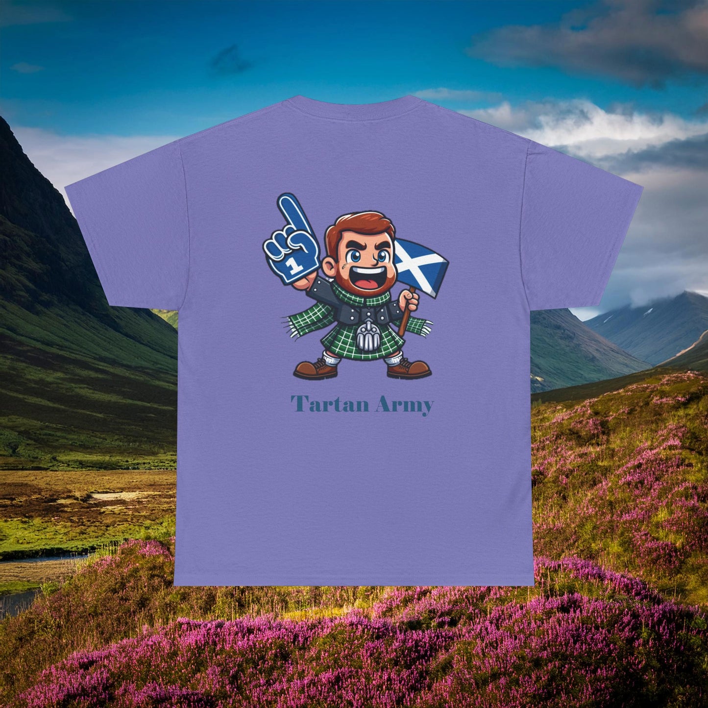 Scotland Tartan Army Tee