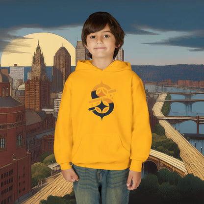 Pittsburgh Football Logo Youth Hoodie