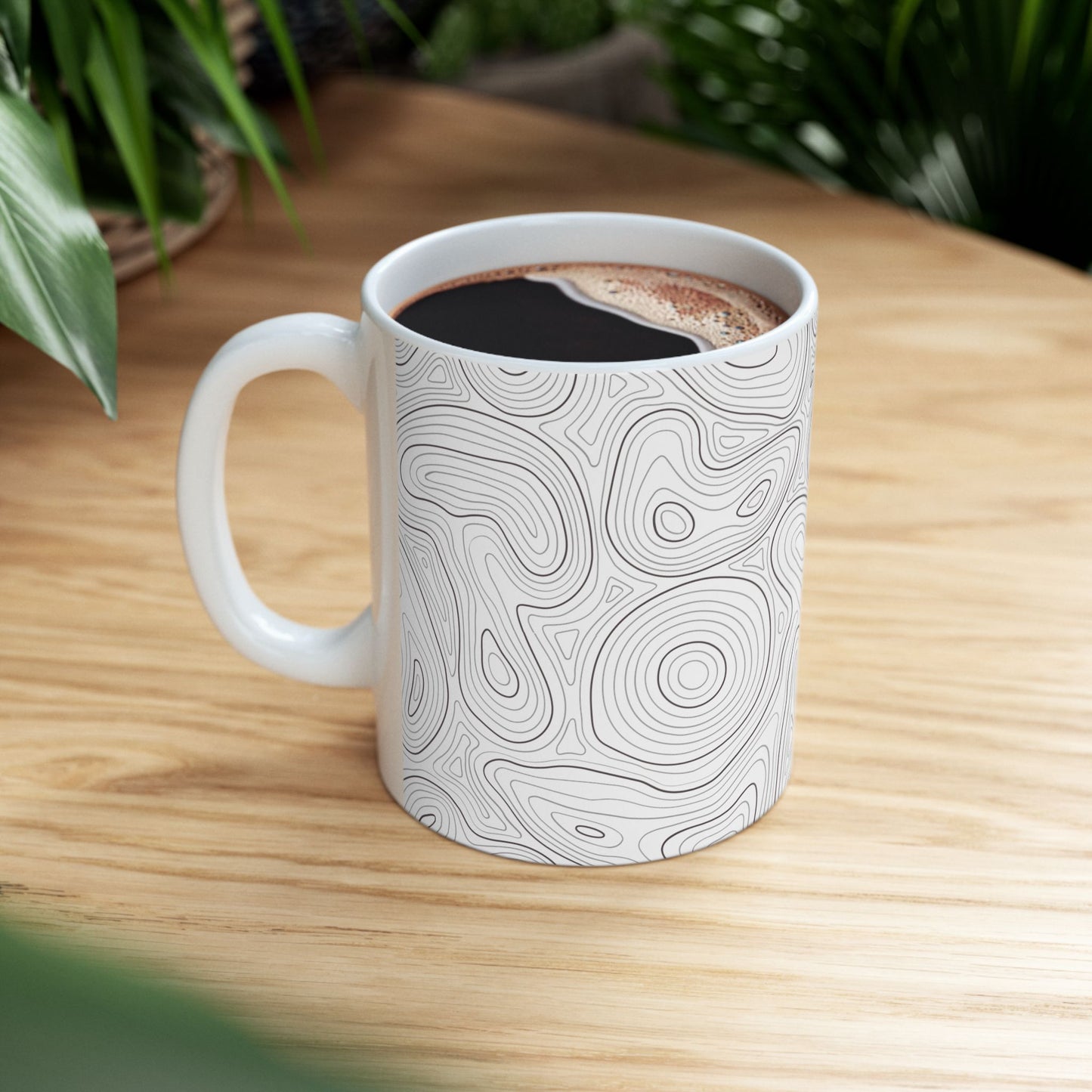 Topographic Ceramic Mug (11oz/15oz)