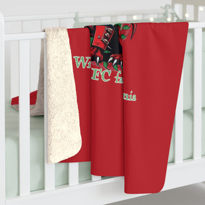 Revolutionary Red Dragons Sherpa Fleece Blanket