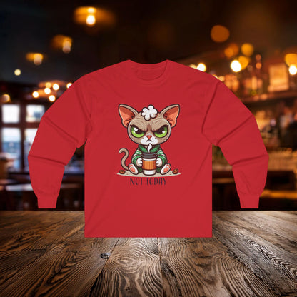Cranky Cat Long Sleeve Tee