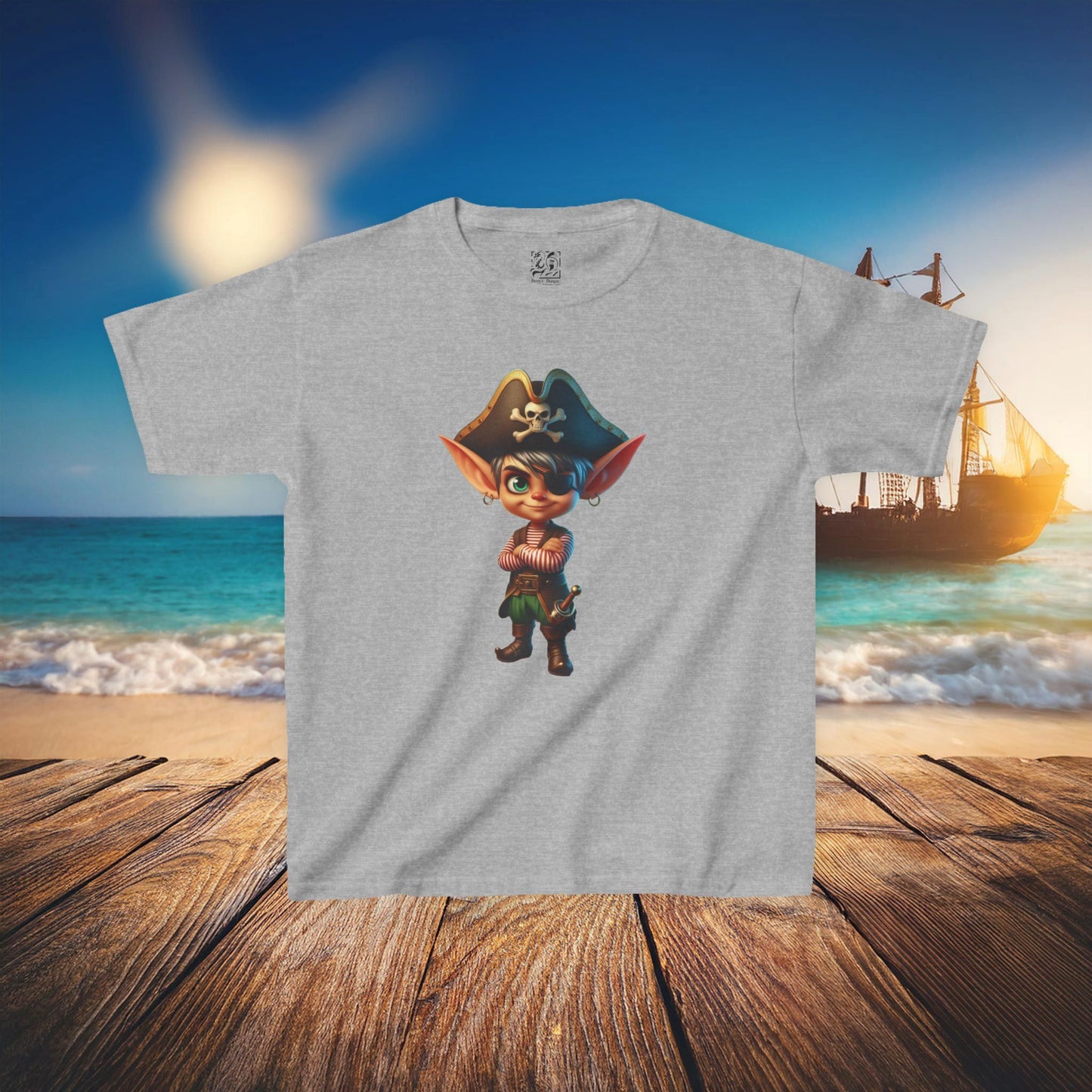 Elf Pirate Kids Tee