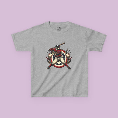 Washington Baseball At Bat Kids Tee